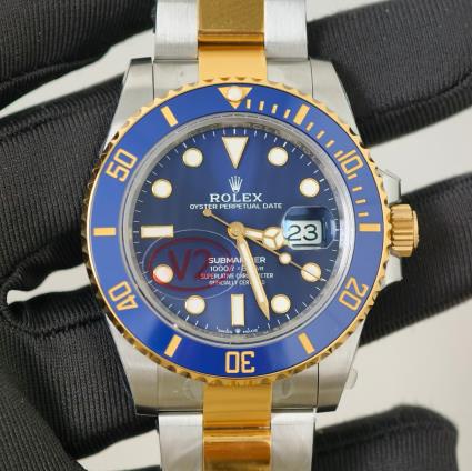 VS出品最新勞表 Rolex勞力士潛航者型系列m126613lb 間金藍41機械男表