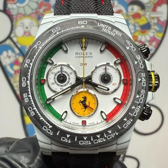 Rolex勞力士迪通拿 碳遷維 丹東4130機芯 機械男表