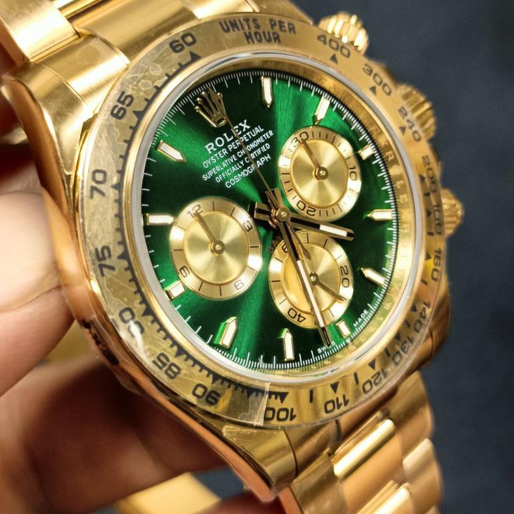 最新款Rolex勞力士金綠迪m126508 4131機芯金色勞表 明星同款表